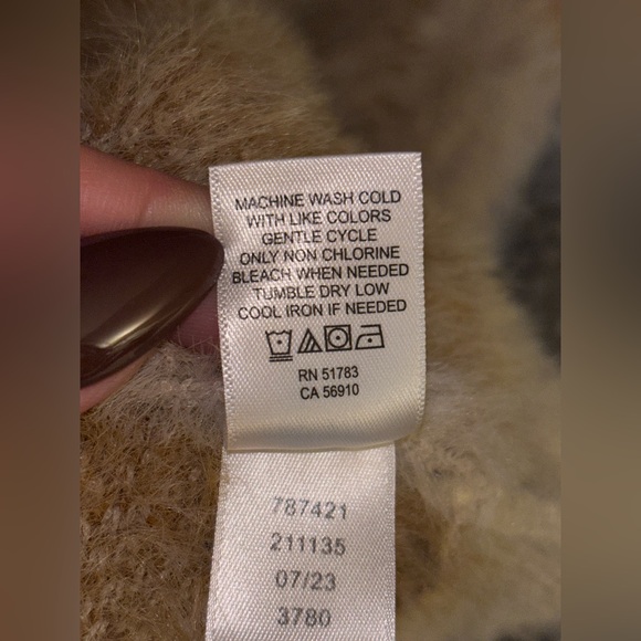 Maurices Tan and Cream Argyle Sweater - Picture 7 of 7